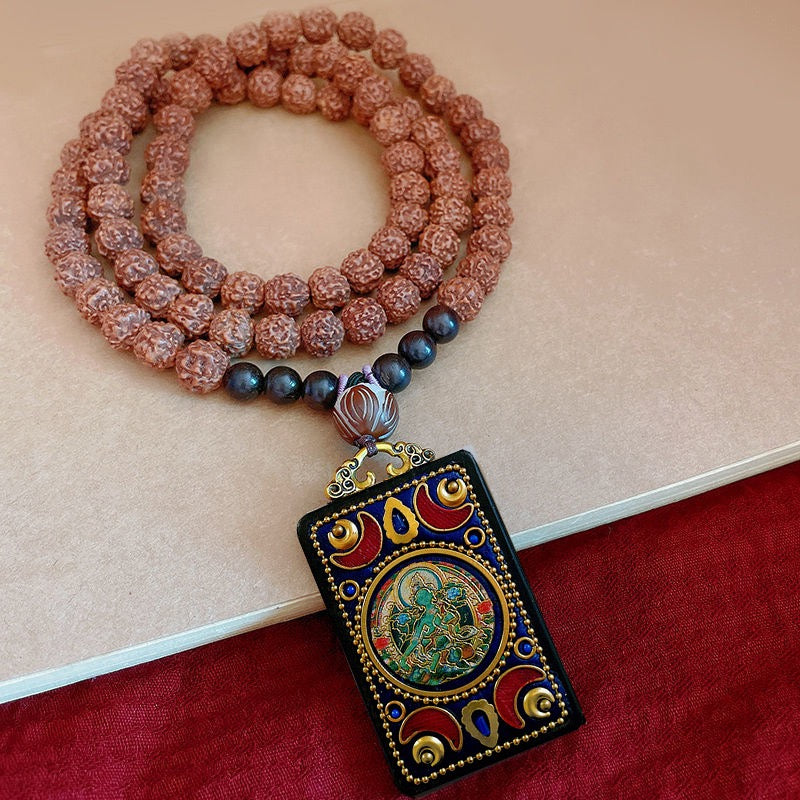 Thangka Feng Shui Pendant;Good fortune