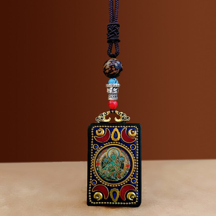 Thangka Feng Shui Pendant;Good fortune