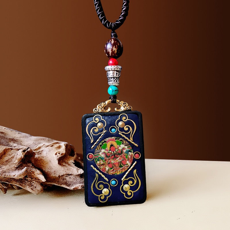 Thangka Feng Shui Pendant;Good fortune