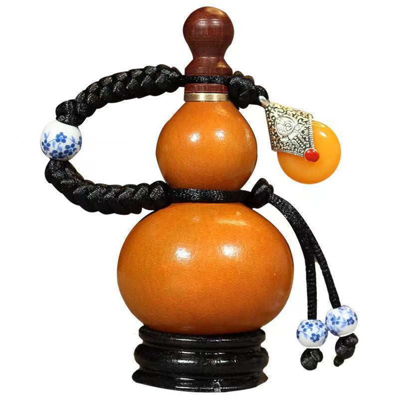 Colgante de tetera de calabaza, adornos de feng shui que atraen la fortuna